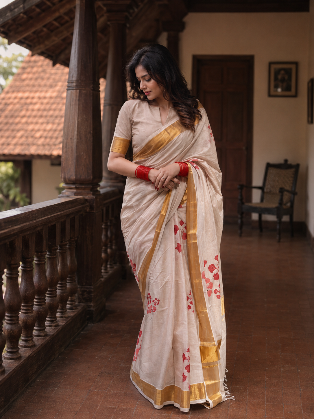Poomaram Cotton Saree