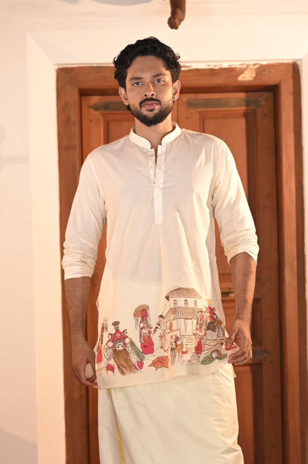 Oneshweran Theme Handpainted Kurta