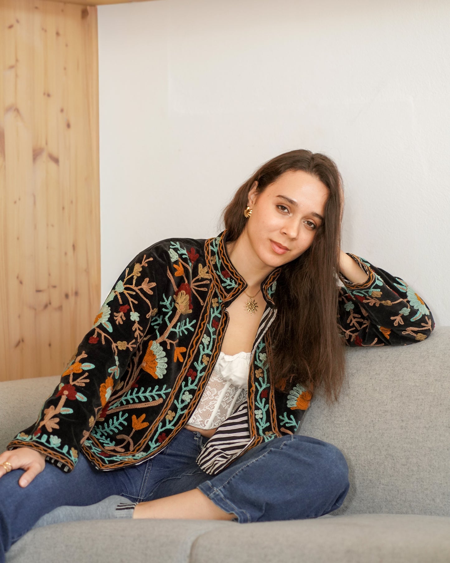 Midnight Glow Suzani Jacket