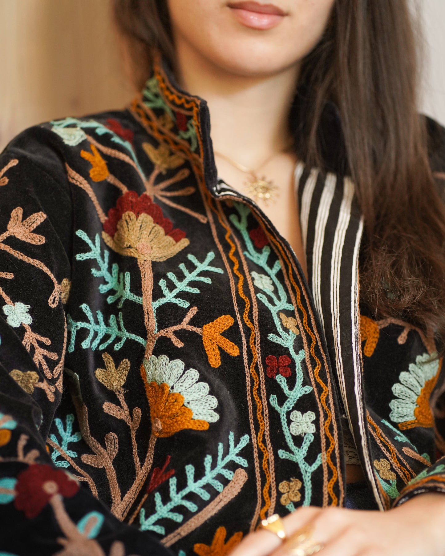Midnight Glow Suzani Jacket